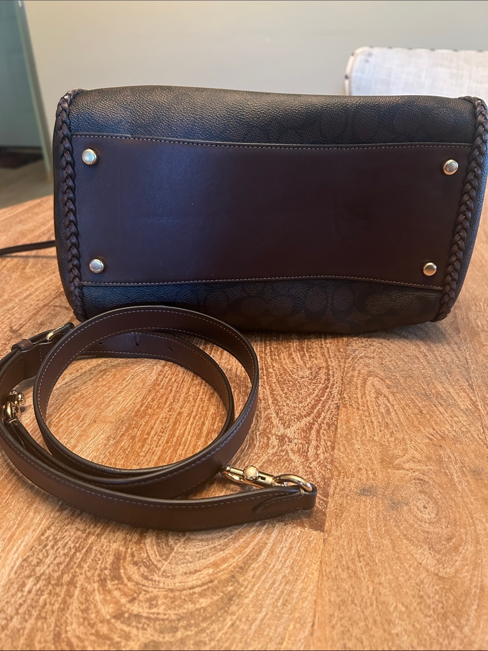 Coach large braided bag - Picture 6 of 6